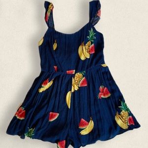 Forever 21 Fruit Romper